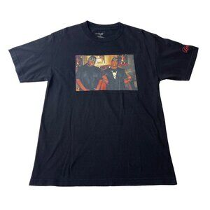 Deadline Mens Black Tupac & Notorious B.I.G. Short Sleeve T-Shirt Size M